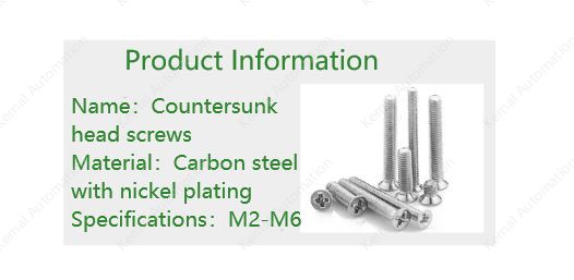 Electronic screws M1*8